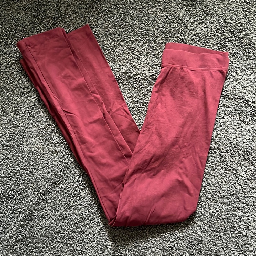 Old Navy Maroon Yoga Pants